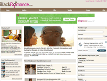 Tablet Screenshot of blackromance.com